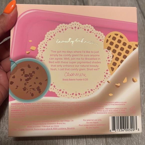 BNIB Beauty Bakerie Breakfast in Bed Eyeshadow Palette - Picture 4 of 4